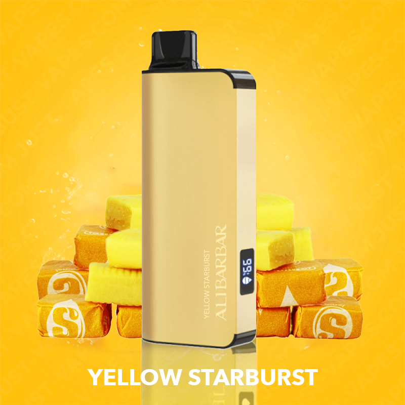 alibarbar-vape-yellow-starburst Buy Alibarbar Ingot - Yellow Starburst - Image 1