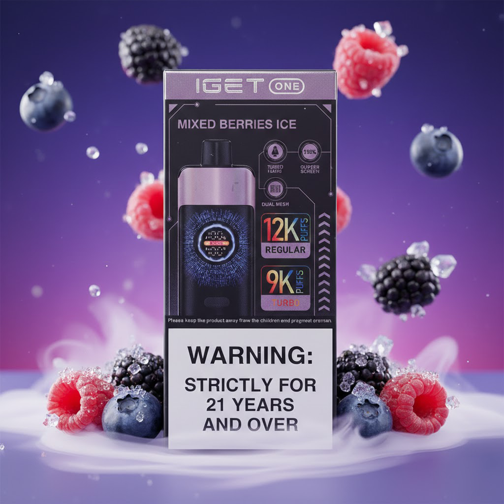 Mixed Berries Ice IGET One Mixed Berries Ice - Image 1