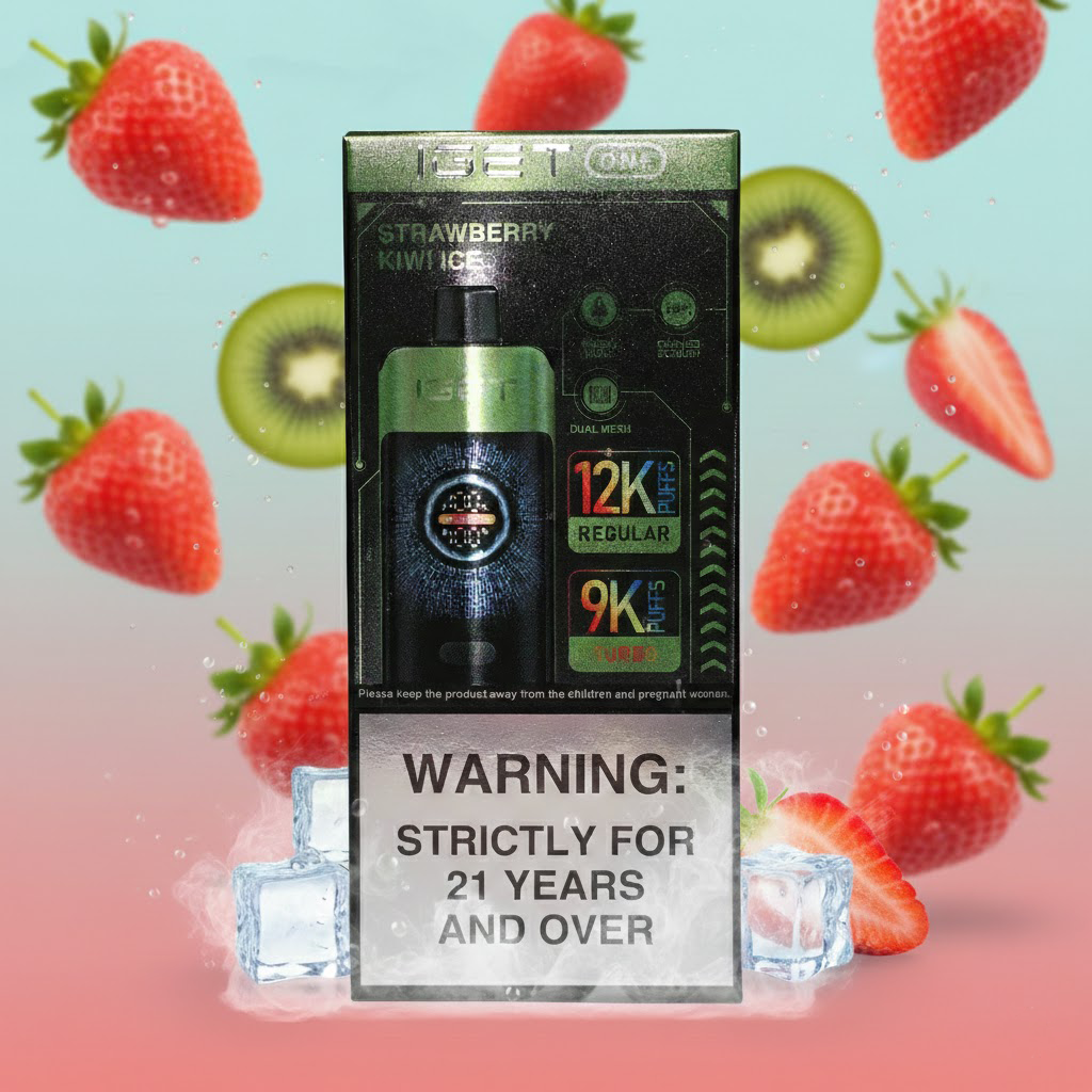 Strawberry Kiwi Ice IGET One Strawberry Kiwi Ice - Image 1