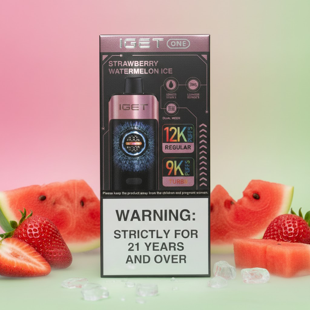 Strawberry Watermelon Ice IGET One Strawberry Watermelon Ice - Image 1